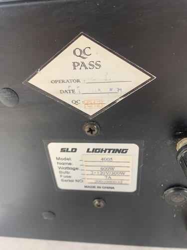 SLD Lighting DJ Aggressor LED Lighting Fixture With Power Cable Model 4005 - Picture 8 of 9