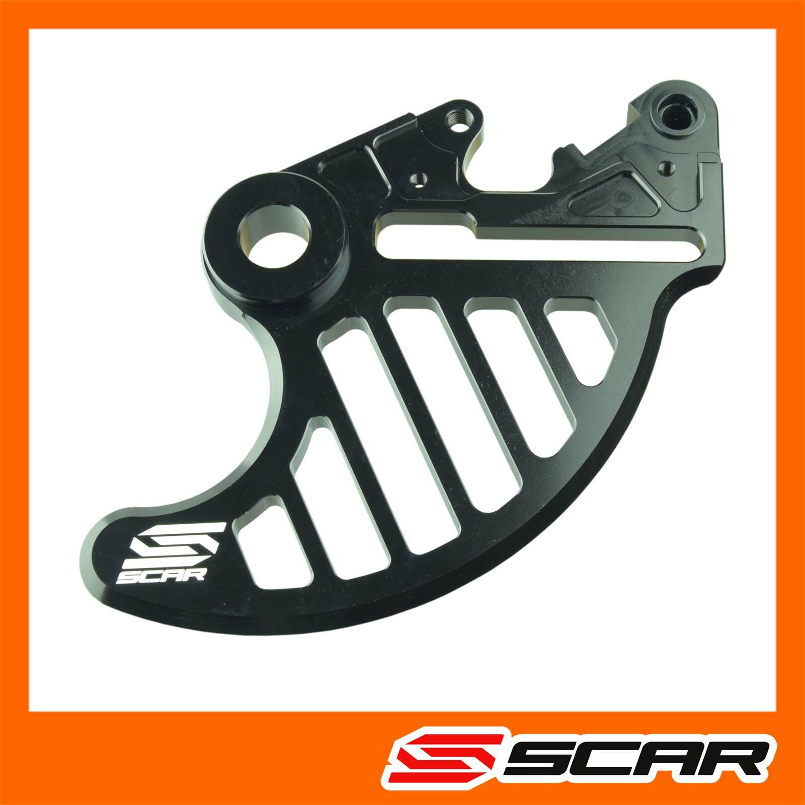 Protection de disque de frein arriere KTM EXCF evitant la tordre des disques en enduro