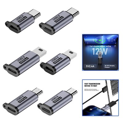 Usb-C To Micro USB Mini USB Adapter Type-C Female To Male Usb Converter Hot`