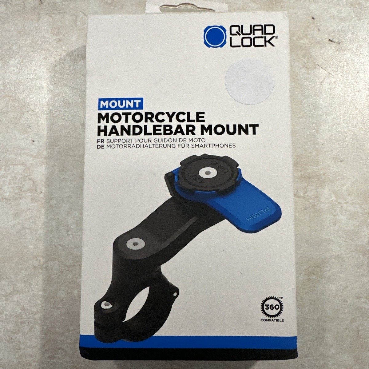アクセサリー QUAD LOCK Motorcycle Handlebar Mount Amazon.com: Quad Lock Motorcycle Handlebar Clamp Bolt Mount