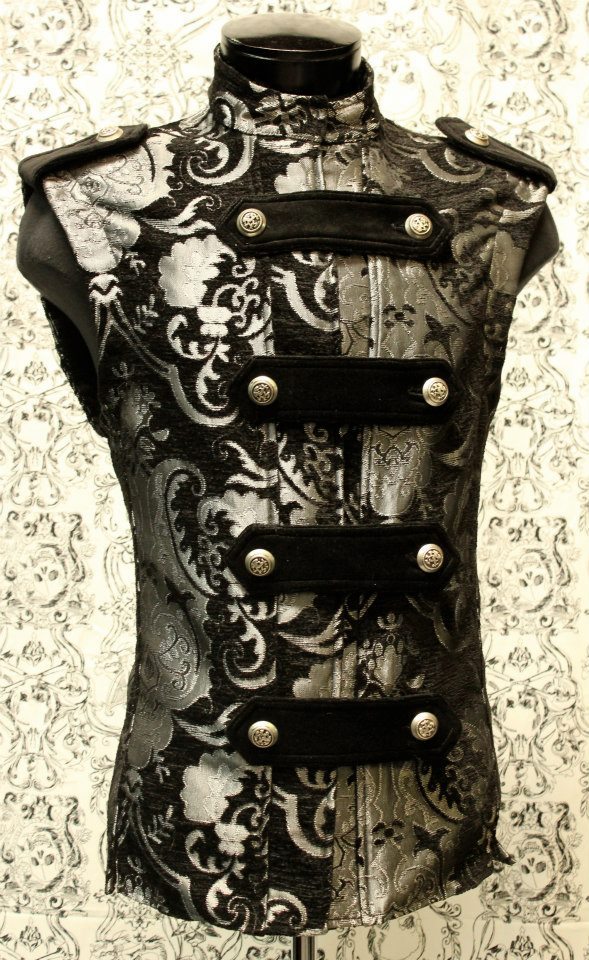 SHRINE LEGION VEST GOTHIC JACKET MILITARY UNIFORM ROCK BAND VEST GOTH