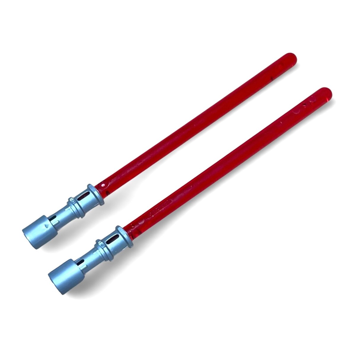 LEGO Star Wars X2 Red Lightsaber for Mech Weapon W/ CROSS AXLE No