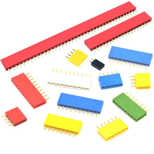 2.54mm Breakaway Female Header Pin 1 x 2 - 40 Pin for PCB Breadboard Single Row - Picture 4 of 6