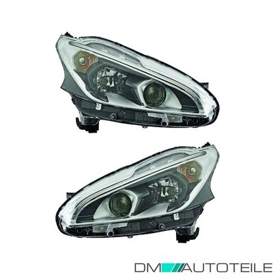 Scheinwerfer Depo H7 Tagfahrlicht SET passt für Peugeot 208 I CA ab 15-19