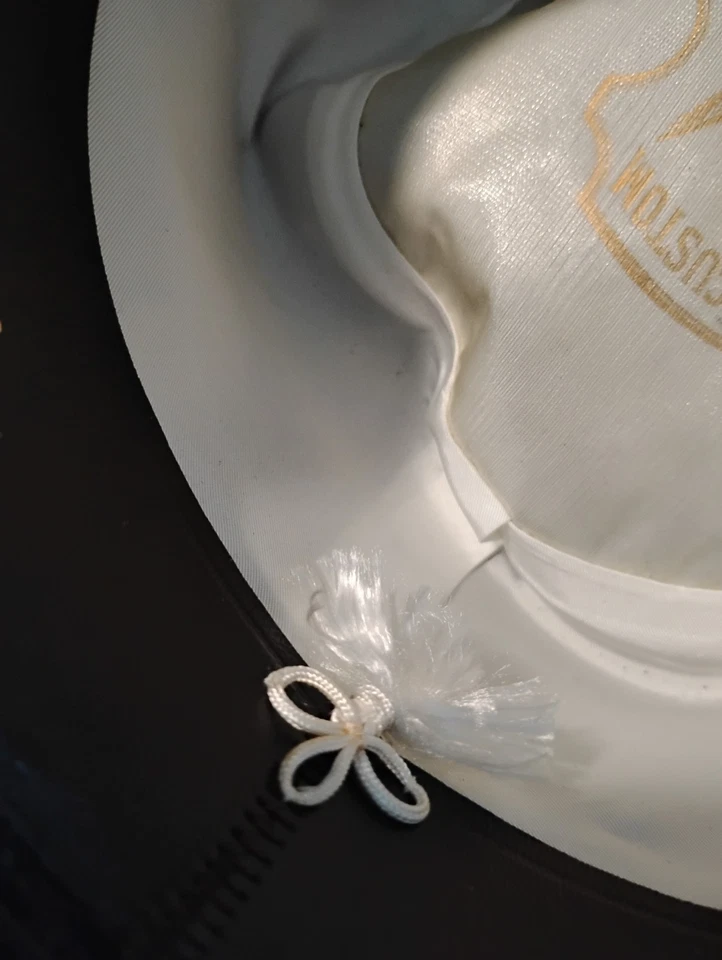 Vintage Knox New York Comet 4 Fedora Hat 30s-40s Era Grosgrain Band Feather Sz 7 - Image 3 of 4