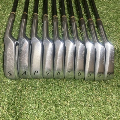 PRGR DATA811 Iron Set 10pcs 3-SW DATA080 Carbon Flex SR - Picture 1 of 11