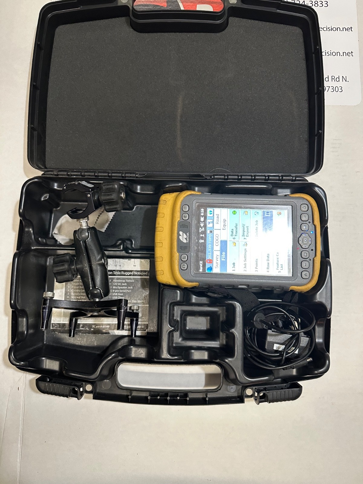 Topcon Tesla Data Collector w/ SurvCE6 AND Magnet Field 3.2.1 SW