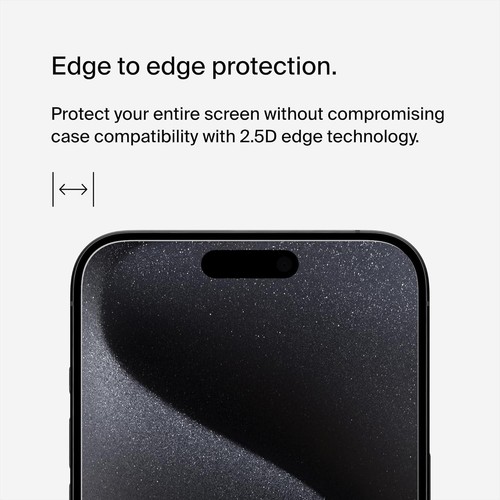 Belkin iPhone 15 Pro ScreenForce UltraGlass 2 Treated Screen Protector - New - Picture 8 of 9