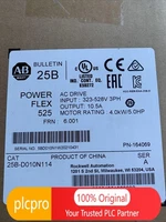 ALLEN BRADLEY 25B-D010N114 PowerFlex 525 VFD, 480V AC, 3-ph, 10.5A, 4kW (5HP)