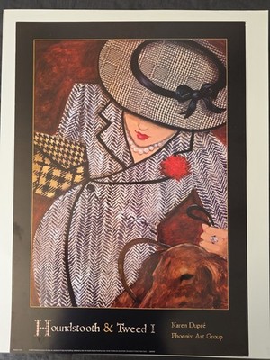 Houndstooth & TWEED I karen Dupré 19x27 Inch