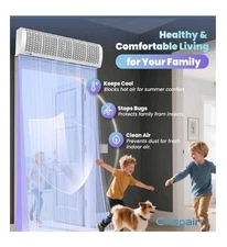 36'' Air Curtain, Magnetic Door Switch, Two Speeds Adjustable 1527CFM/2559FPM...