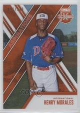 2017 Panini Elite Extra Edition Aspirations Orange /100 Henry Morales #171 4a7