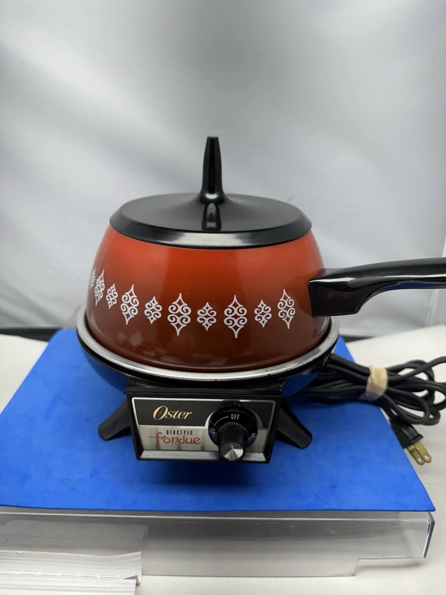 Petit service à fondue électrique vintage, ROWENTA Elektro-Fondue KG-11, complet avec accessoires + fourchettes supplémentaires - Arts de la table