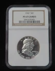 1962 Franklin Half Dollar Proof NGC Graded PF67 Cameo