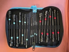 SHALL 20PCS Magnetic Nut Driver Set, 6” Long Nut Drivers for Impact Drill, SAE