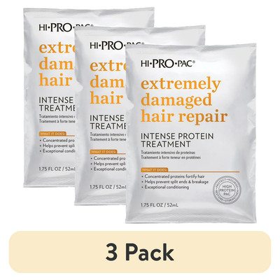 3 Pack Intense Protein Hair Treatment Damaged Hair Repair Collagen Amino 1.75 oz