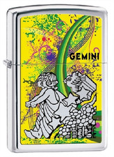 Accendino Zippo Zodiaco Gemelli Gemini