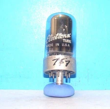 7F7 GE transoceanic radio audio loctal electron amplifier vacuum tube valve 7F7