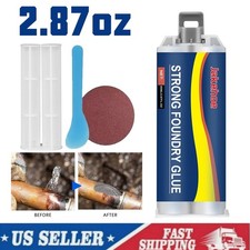 Strong Foundry Glue,Metal Repair Glue, AB Metal Glue Heary Duty Weld 85ml