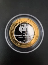 2007 Planet Hollywood Resort & Casino .999 Silver Strike $10 Extra Lounge Token