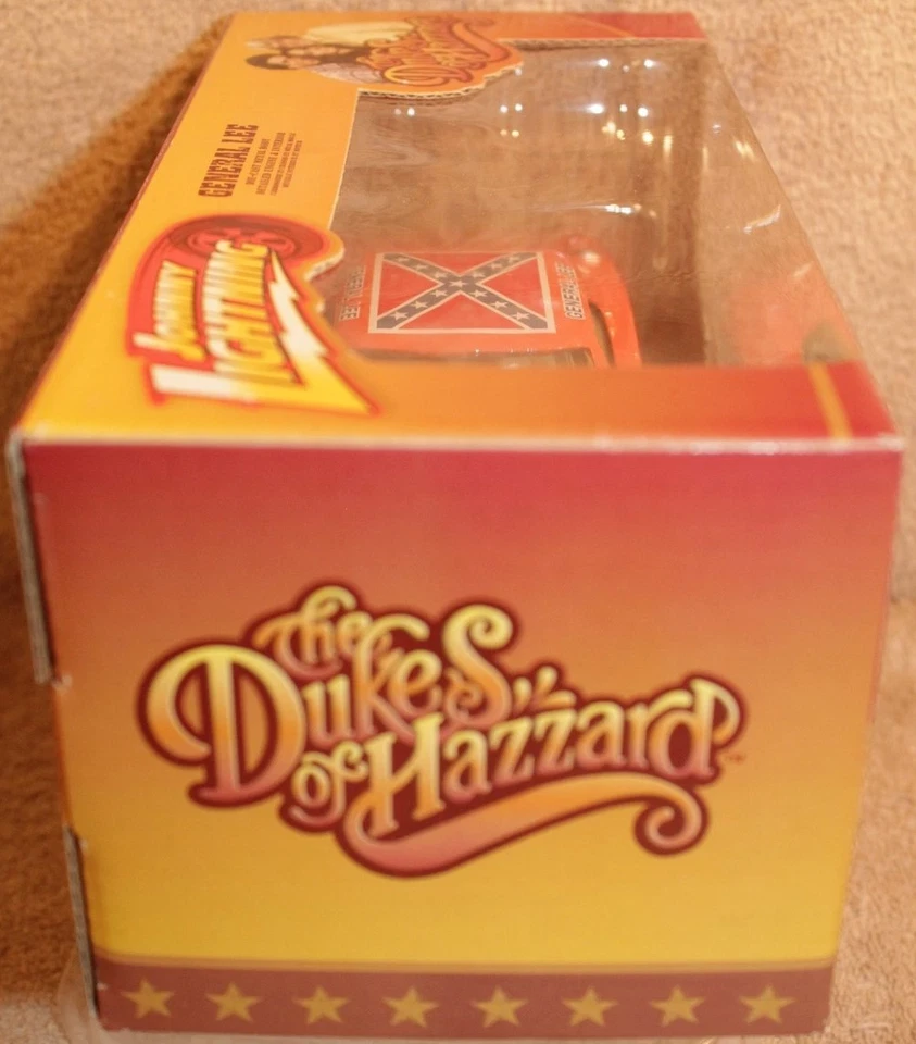 JOHNNY LIGHTNING DUKES OF HAZZARD GENERAL LEE ORANGE TIRES 1/25 - Image 4 of 4