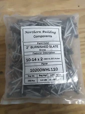  250 Hex Head Self Piercing Sealing Screws Metal Roof Pole Barn Steel Sheet