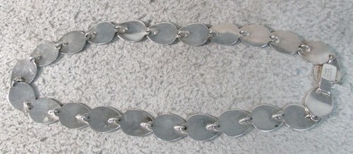 EXQUISITES DÄNEMARK DRAGSTED STERLINGSILBER AKANTHUSBLATT HALSKETTE & ARMBAND SET - Bild 4 von 5