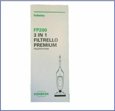6 SACCHETTI VK 220S VK 200 ORIGINALI VORWERK FOLLETTO VK 220S