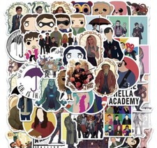 10 Random Umbrella Academy TV Stickers Car Decals Laptop Binder Free Shipping