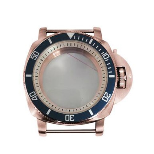 42mm PVD Rose Gold Watch Case Bezel White Inner Shadow Fit For NH35/36 Movement - Picture 29 of 31