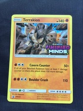 Pokemon Cards: Unified Minds Prerelease Staff Promo: Terrakion SM205