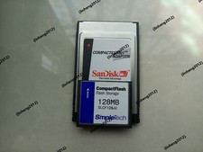 Simpletech 128MB Compact Flash ATA PC card PCMCIA Adapter JANOME Machines