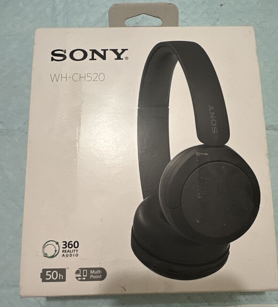 Sony - WH-CH520 Wireless On-Ear Headphones Black - Open Box