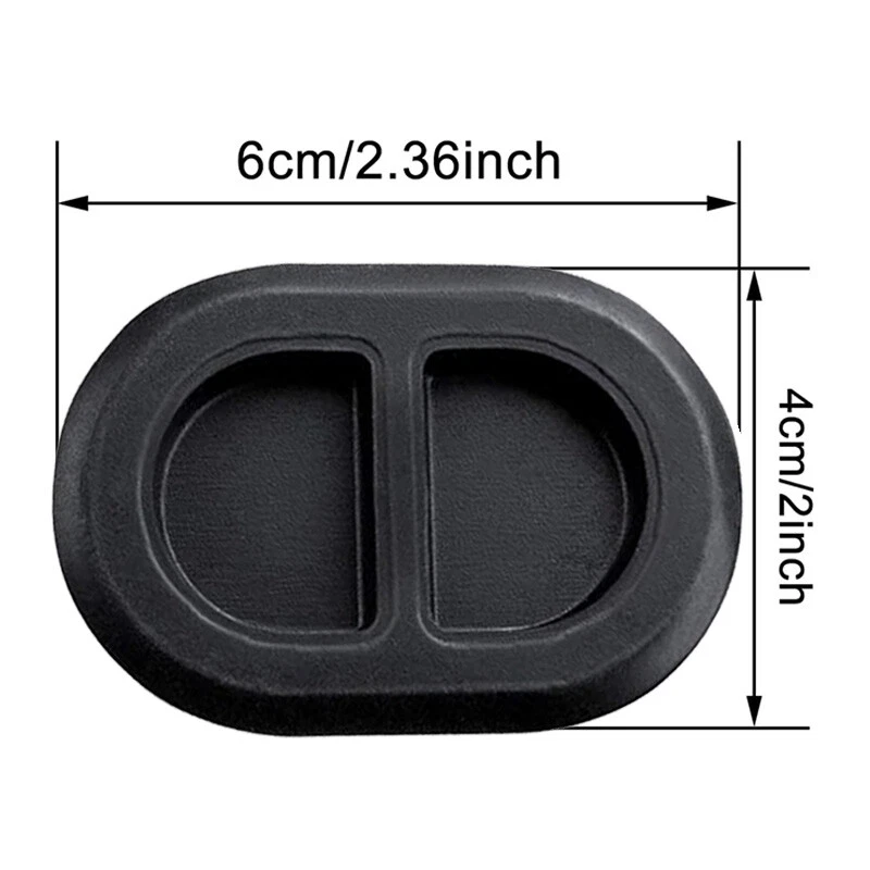 4 tapones de drenaje de bandeja de piso tapón de goma para Jeep Wrangler JK JL 2014-2025 Foto 3 de 4