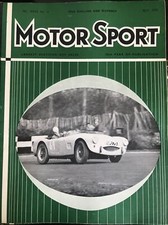 Motor Sport Magazine April 1959 Renault Dauphine Test Rolls Royce Phantom 3