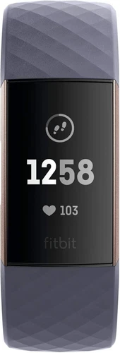 New Fitbit Charge 3 Fitness Activity Tracker Rose Gold/Blue Grey One S &L Size - Picture 5 of 19