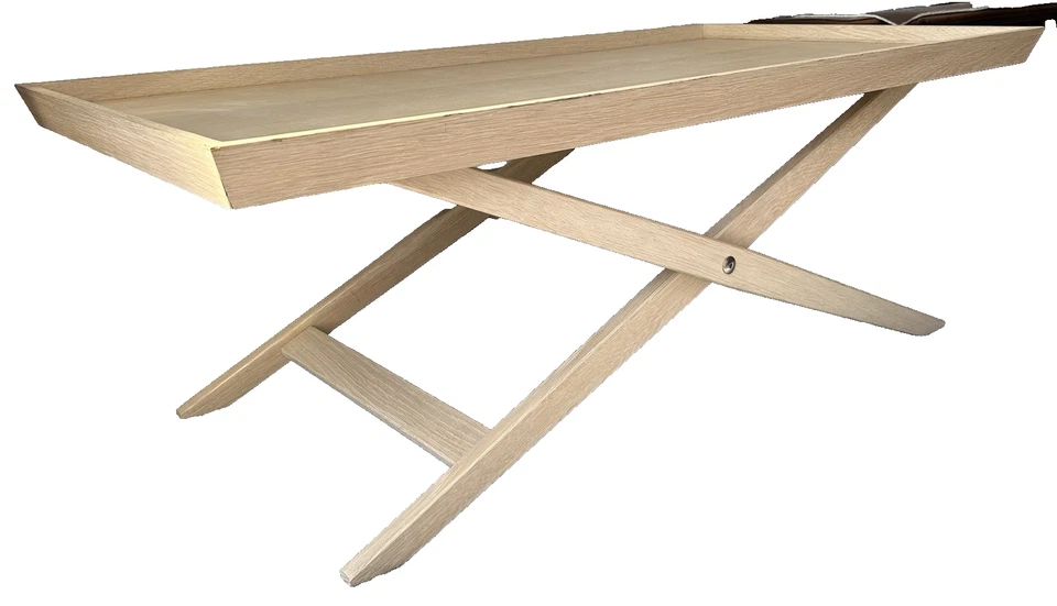 Contemporary Coffee Table Rectangular Cross Leg Free Postage - Image 4 of 4