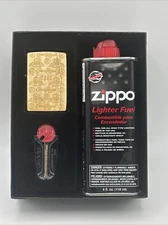 Zippo Crown Royal Design 46299 Lighter, Flints,  Lighter Fluid Gift Set