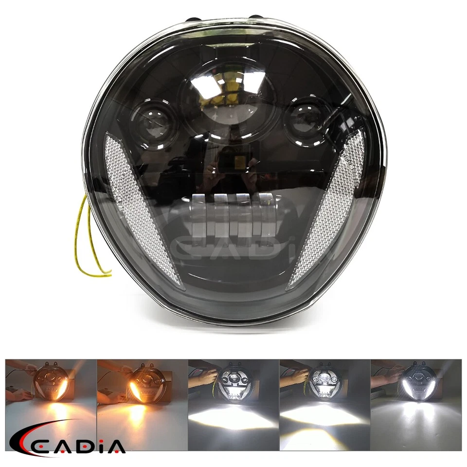 Faro LED haz alto bajo y DRL para Ducati Monster 821 1200 1200R 1200S 2014-17 Foto 3 de 4