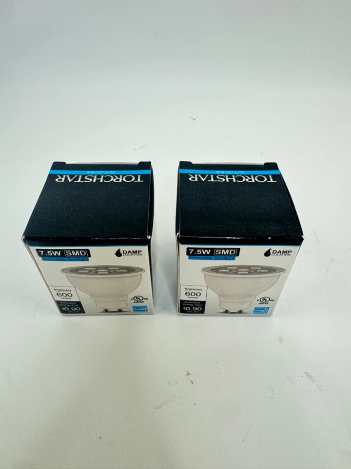 x(2) TORCHSTAR GU10 LED Bulb Dimmable 75W Halogen 5000K Daylight - Image 2 of 4