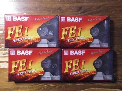 5 BASF FERRO EXTRA I AUDIOKASSETTEN: 90min  IEC I /POSITION NORMAL (NEU)+ 1xSONY