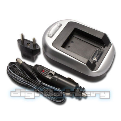 Chargeur Secteur + Allume-cigare Pour Pentax Optio S10, S12 Et A36
