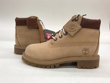 Timberland Youth 6 Inch Premium Waterproof Boot Drk Beige Reptile Sample Size 13