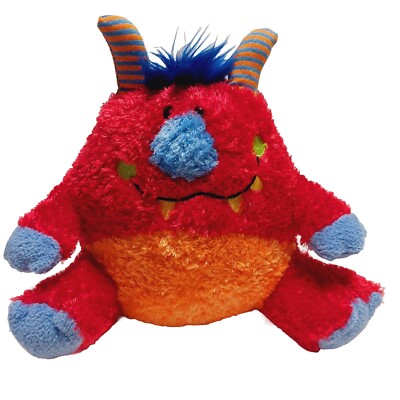 Mary Meyer Sweet Rascals Red Blue Monster Plush Stuffed Animal 8''