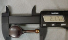 Vintage Bakelite Knob w/Brass Handle/Lever — photo 2