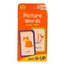 Picture Words Flash Cards, Number Flash Cards, Alphabet Fun Cards Set