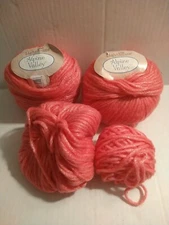Lighthouse Alpine Valley luxury  wool blend yarn, Lot of 2 (120 yds ea) pink