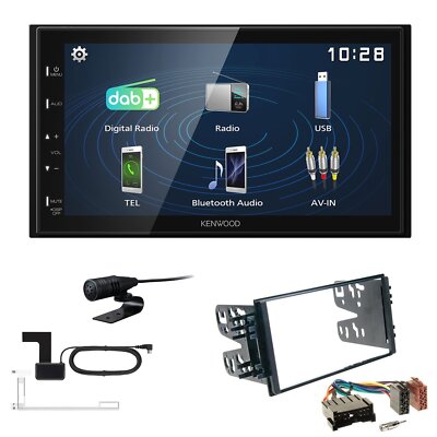 Kenwood DMX129DAB   Autoradio für KIA Rio I Facelift 2002-2005