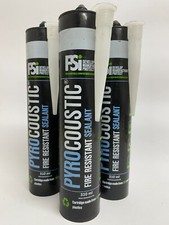 3 x FSI Pyrocoustic Fire Resistant Sealant White 310ml