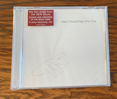Paul McCartney Fine Line CD Single - Sealed